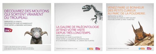 Affiches Transilien Pour BEING TBWA
